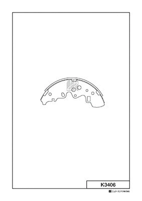 Brake Shoe Set (K3406)