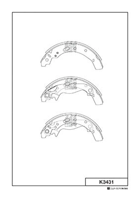 Brake Shoe Set (K3431)