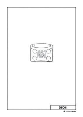 Brake Pad Set, disc brake (D5001)