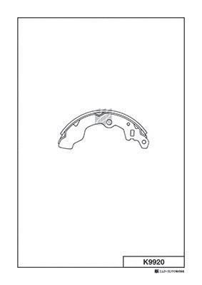 Brake Shoe Set (K9920)