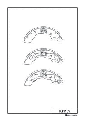 Brake Shoe Set (K11165)