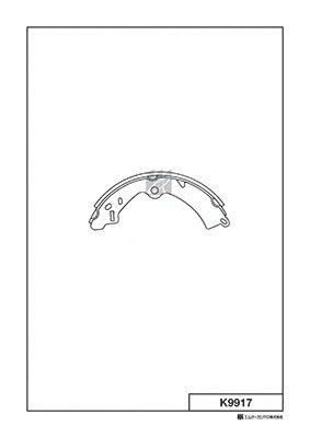Brake Shoe Set (K9917)
