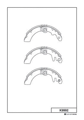 Brake Shoe Set (K9992)