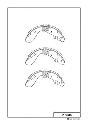Brake Shoe Set (K5534)