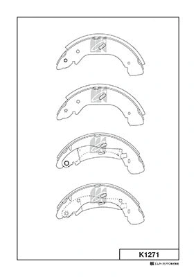 Brake Shoe Set (K1271)