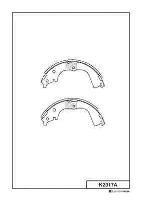 Brake Shoe Set (K2317A)