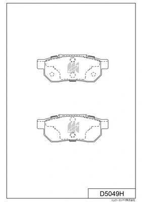 Brake Pad Set, disc brake (D5049H)