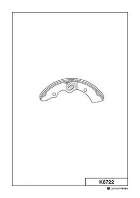 Brake Shoe Set (K6722)