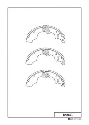 Brake Shoe Set (K9938)