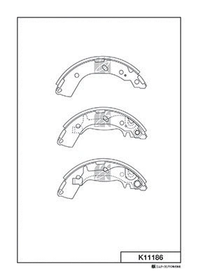 Brake Shoe Set (K11186)