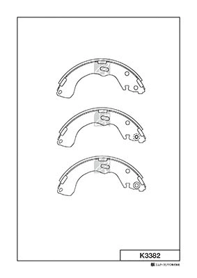 Brake Shoe Set (K3382)
