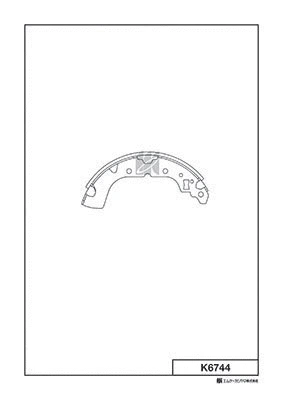 Brake Shoe Set (K6744)