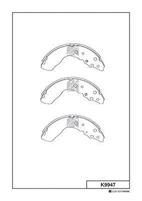 Brake Shoe Set (K9947)