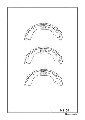 Brake Shoe Set (K1189)
