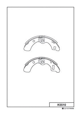 Brake Shoe Set (K5510)