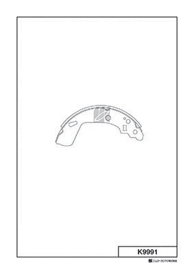 Brake Shoe Set (K9991)