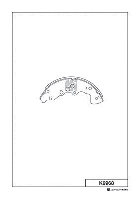 Brake Shoe Set (K9968)