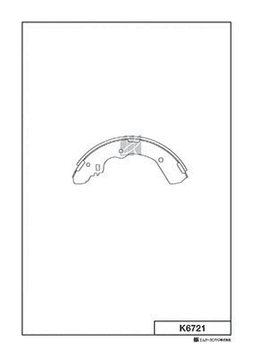 Brake Shoe Set (K6721)