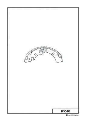 Brake Shoe Set (K5518)