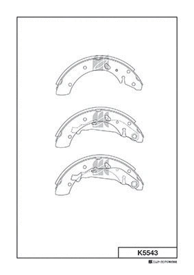 Brake Shoe Set (K5543)