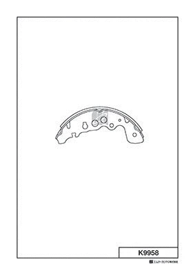 Brake Shoe Set (K9958)