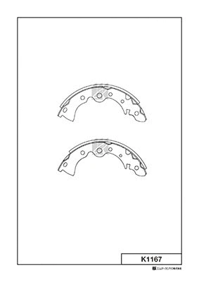 Brake Shoe Set (K1167)