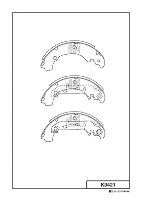 Brake Shoe Set (K3421)