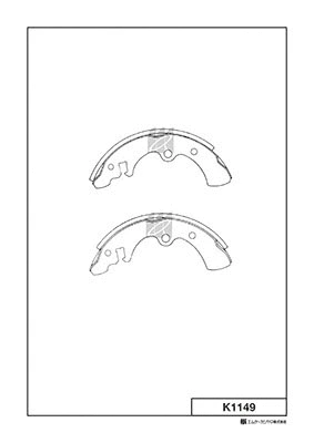 Brake Shoe Set (K1149)