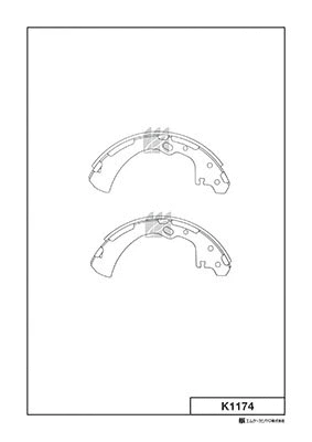 Brake Shoe Set (K1174)