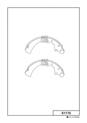 Brake Shoe Set (K1176)