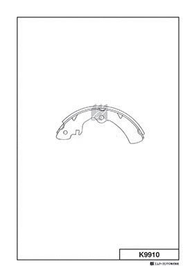 Brake Shoe Set (K9910)