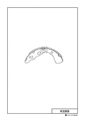 Brake Shoe Set (K3369)
