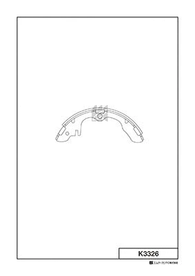 Brake Shoe Set (K3326)
