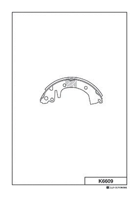Brake Shoe Set (K6609)