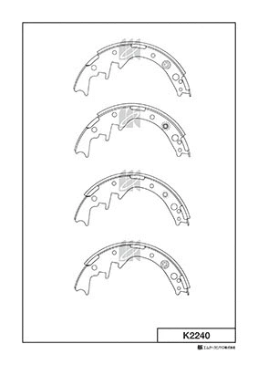 Brake Shoe Set (K2240)