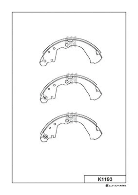 Brake Shoe Set (K1193)