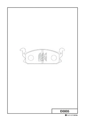 Brake Pad Set, disc brake (D0005)