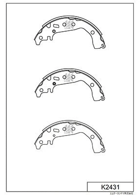 Brake Shoe Set (K2431)
