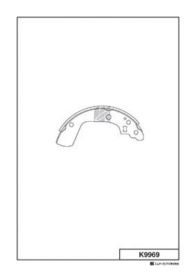 Brake Shoe Set (K9969)