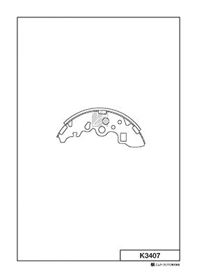 Brake Shoe Set (K3407)