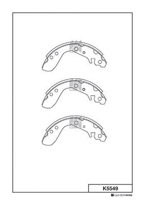 Brake Shoe Set (K5549)