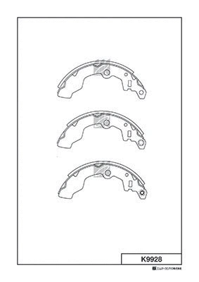 Brake Shoe Set (K9928)