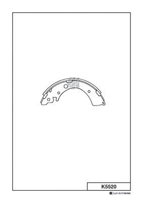 Brake Shoe Set (K5520)