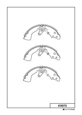 Brake Shoe Set (K9970)