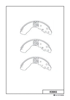Brake Shoe Set (K9965)