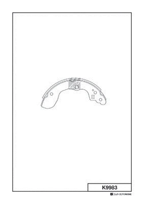 Brake Shoe Set (K9983)