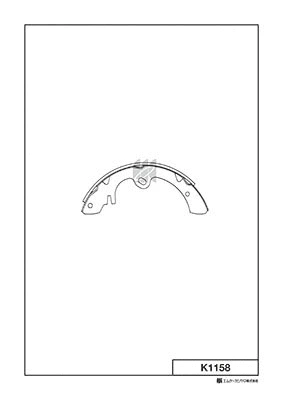 Brake Shoe Set (K1158)