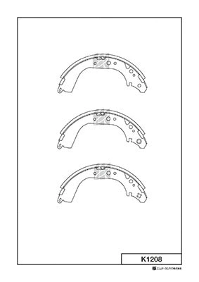 Brake Shoe Set (K1208)