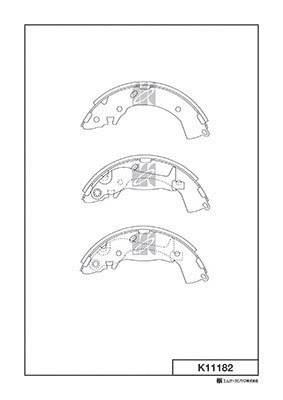 Brake Shoe Set (K11182)