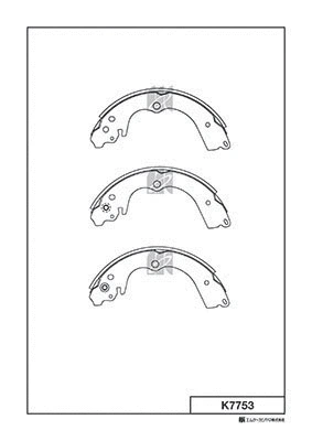 Brake Shoe Set (K7753)